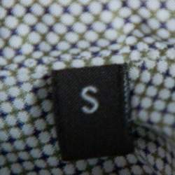 Pre Owned Ermenegildo Zegna Grey Printed Cotton Short Sleeve Shirt S