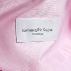 Ermenegildo Zegna Su Misura Pink Cotton Tailored Fit Shirt 4XL 