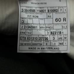 مملوكة مسبقًا Ermenegildo Zegna Su Misura Charcoal Grey Wool Cool Effect Trousers 5XL Waist 42"