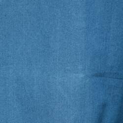 مملوكة مسبقًا Ermenegildo Zegna Blue Chambray Button Front Shirt L    