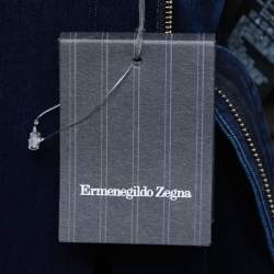 Ermenegildo Zegna Dark Blue Denim Drawstring Pants M