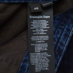 Ermenegildo Zegna Dark Blue Denim Drawstring Pants M