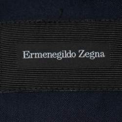 Pre Owned Ermenegildo Zegna Navy Blue Cashmere Single-Breasted Blazer 3XL