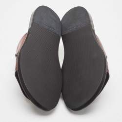 Ermenegildo Zegna Brown Leather Flat Sandals Size 44