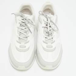 Ermenegildo Zegna White Mesh and Suede Ute Runner Sneakers Size 43.5