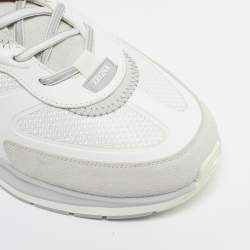 Ermenegildo Zegna White Mesh and Suede Ute Runner Sneakers Size 43.5