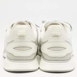 Ermenegildo Zegna White Mesh and Suede Ute Runner Sneakers Size 43.5
