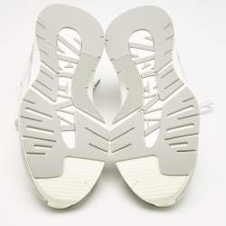 Ermenegildo Zegna White Mesh and Suede Ute Runner Sneakers Size 43.5