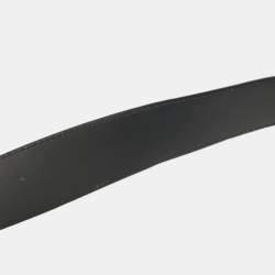 مملوكة مسبقًا Ermenegildo Zegna Dark Blue Suede Buckle Belt 120 CM