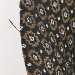 Pre Owned ربطة عنق إيرمنجلدو زينيا حرير جاكار أسود