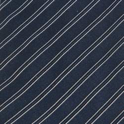 Ermenegildo Zegna Blue Striped Silk Classic Tie 
