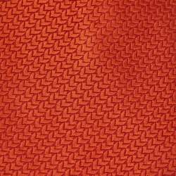 مملوكة مسبقًا Ermenegildo Zegna Orange Jacquard Silk Traditional Tie