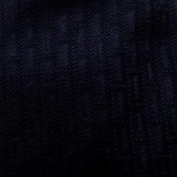 Pre Owned Ermenegildo Zegna Premium  Navy Blue Textured Silk Jacquard Tie