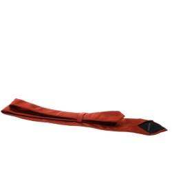 مملوكة مسبقًا Ermenegildo Zegna Brown Silk Traditional Tie