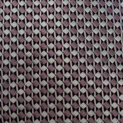 Pre Owned Ermenegildo Zegna Multicolor Diamond Patterned Jacquard Silk Tie