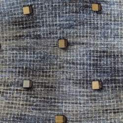 Ermenegildo Zegna Vintage Grey Cube Print Silk Tie