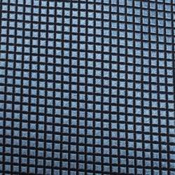 مملوكة مسبقًا ربطة عنق ايرمنيجيلدو زينيا نمط شبك هندسي زرقاء 