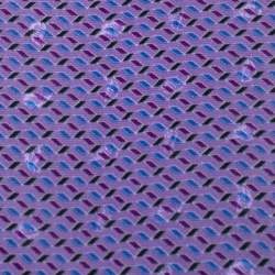 Pre Owned Ermenegildo Zegna Purple Patterned Silk Jacquard Tie
