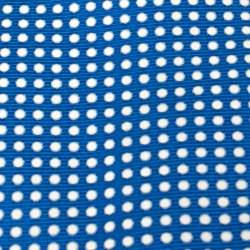 Ermenegildo Zegna Blue Polka Dot Patterned Silk Tie