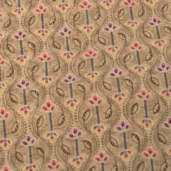 Pre Owned Ermenegildo Zegna Disegno Esclusivo Cream Floral Patterned Silk Traditional Tie