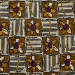 Pre Owned Ermenegildo Zegna Multicolor Floral Printed Silk Jacquard Tie
