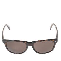 Ermenegildo Zegna Brown EZ 0028FN Tortoise Shell Square Sunglasses