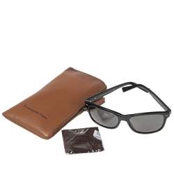 Ermenegildo Zegna Black EZ0001 Wayfarer Polarized Sunglasses