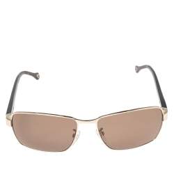 Ermenegildo Zegna Brown Tortoise SZ3287 Rectangular Sunglasses