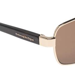 Ermenegildo Zegna Brown Tortoise SZ3287 Rectangular Sunglasses