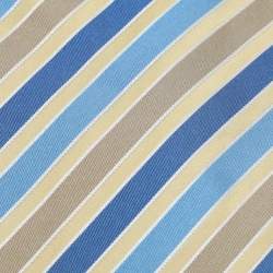 Pre Owned Ermenegildo Zegna Multicolor Striped Silk Tie