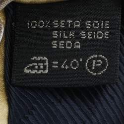 Pre Owned Ermenegildo Zegna Multicolor Striped Silk Tie