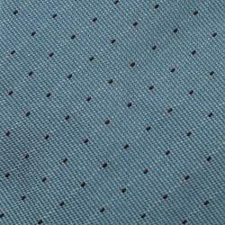 Ermenegildo Zegna Napoli Couture Pale Blue/Red Jacquard Silk Tie