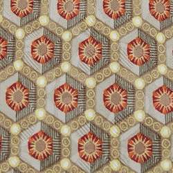 Ermenegildo Zegna Vintage Gold Jacquard Silk Tie