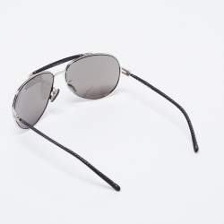 Ermenegildo Zegna Navy Blue SZ 3016 Aviator Mirrored Sunglasses