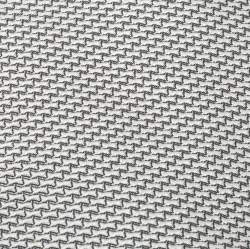 Pre Owned Ermenegildo Zegna Silver Patterned Silk Tie