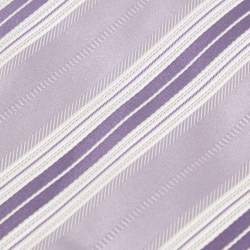 Pre Owned ربطة عنق إيرمنجلدو زينيا فينتاج حرير جاكارد بنفسجي منقوش