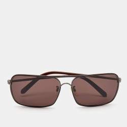 Ermenegildo Zegna Dark Brown SZ3045 Square Sunglasses
