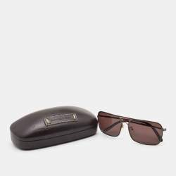 Ermenegildo Zegna Dark Brown SZ3045 Square Sunglasses