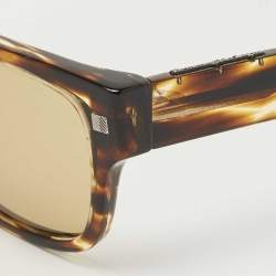 Ermenegildo Zegna Brown Tortoise EZ0088 Rectangle Sunglasses