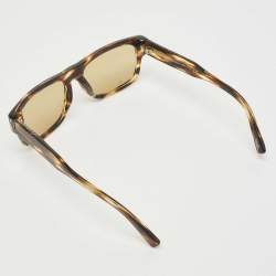 Ermenegildo Zegna Brown Tortoise EZ0088 Rectangle Sunglasses