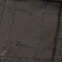 Ermenegildo Zegna Vintage Grey Cashmere Tie 