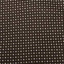 Ermenegildo Zegna Brown Micro Checked Silk Tie