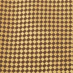 Pre Owned Ermenegildo Zegna Yellow Jacquard Silk Tie