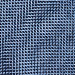 Ermenegildo Zegna Blue Check Patterned Silk Tie