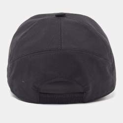 Pre Owned Ermenegildo Zegna Black Wool Baseball Cap M