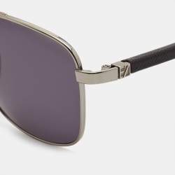 Pre Owned Ermenegildo Zegna Black EZ0014 Aviator Sunglasses