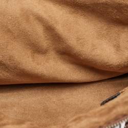 Ermenegildo Zegna Dark Brown Leather Briefcase