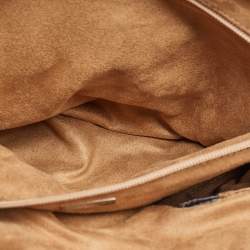Ermenegildo Zegna Dark Brown Leather Briefcase