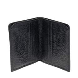 Ermenegildo Zegna Black Leather Bifold Wallet