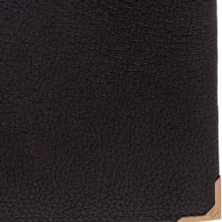 Ermenegildo Zegna Dark Brown Leather Bifold Wallet 